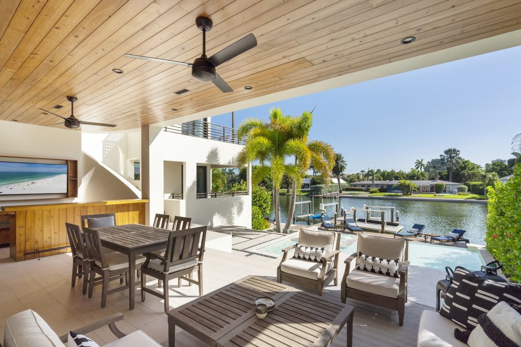 161_S_POLK_DR_LR_023 - Florida Gulf Coast Vacation Rentals Lido Luxury Home